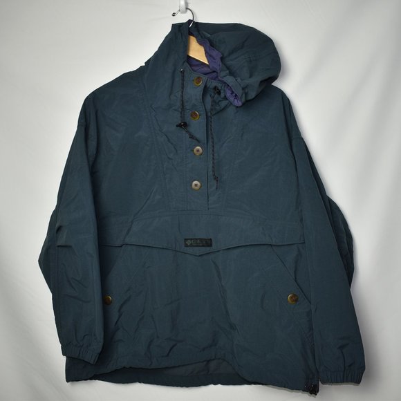 Columbia Jackets & Blazers - VTG Columbia Windbreaker Pullover Hooded Size L